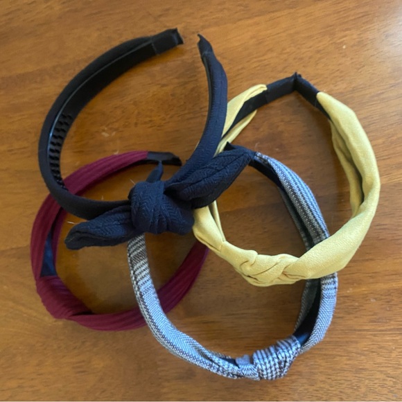 4 pack TOP KNOT headbands NWOT + large claw clip - Picture 7 of 10